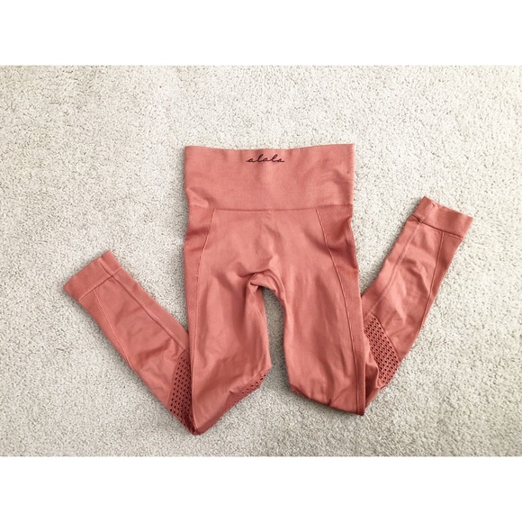 Alala Essential Seamless Leggings/Tights in pink S - Picture 7 of 8